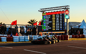 connect your external devices, lights and flags on the Apex Timing go-kart software